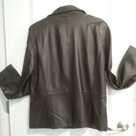 Blasssport Genuine leather jacket#140B - Picture 2 of 2